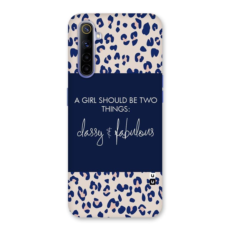 Classy and Fabulous Back Case for Realme 6i