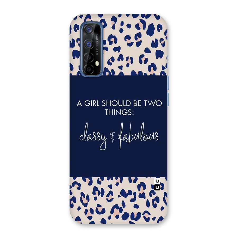 Classy and Fabulous Back Case for Realme 7