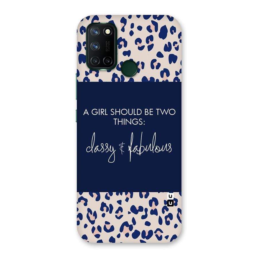 Classy and Fabulous Back Case for Realme 7i