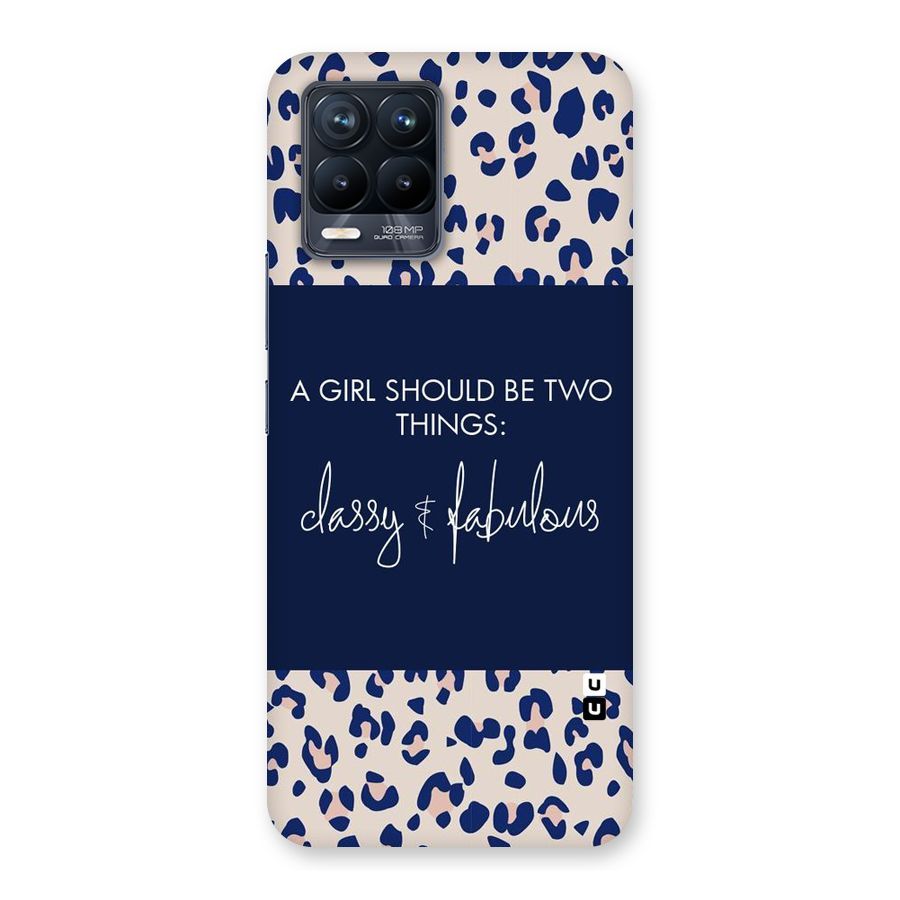 Classy and Fabulous Back Case for Realme 8 Pro
