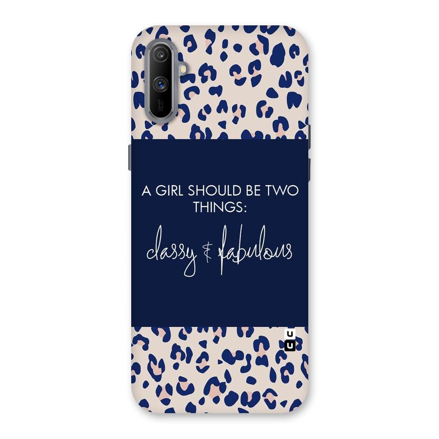 Classy and Fabulous Back Case for Realme C3