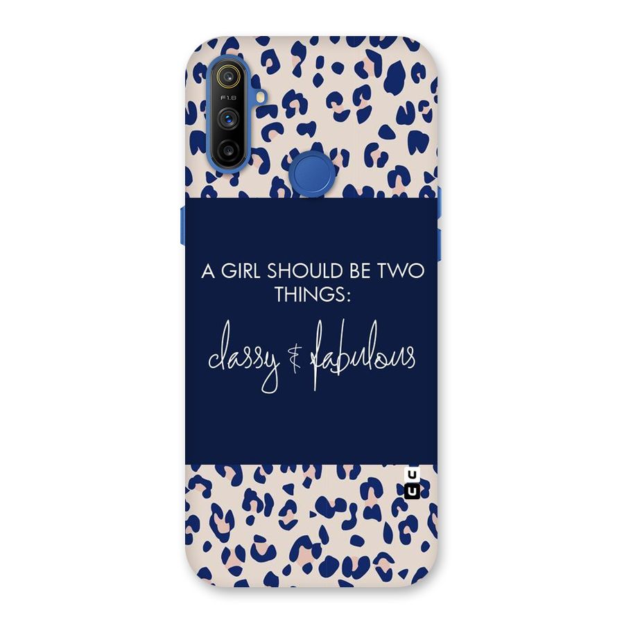Classy and Fabulous Back Case for Realme Narzo 10A