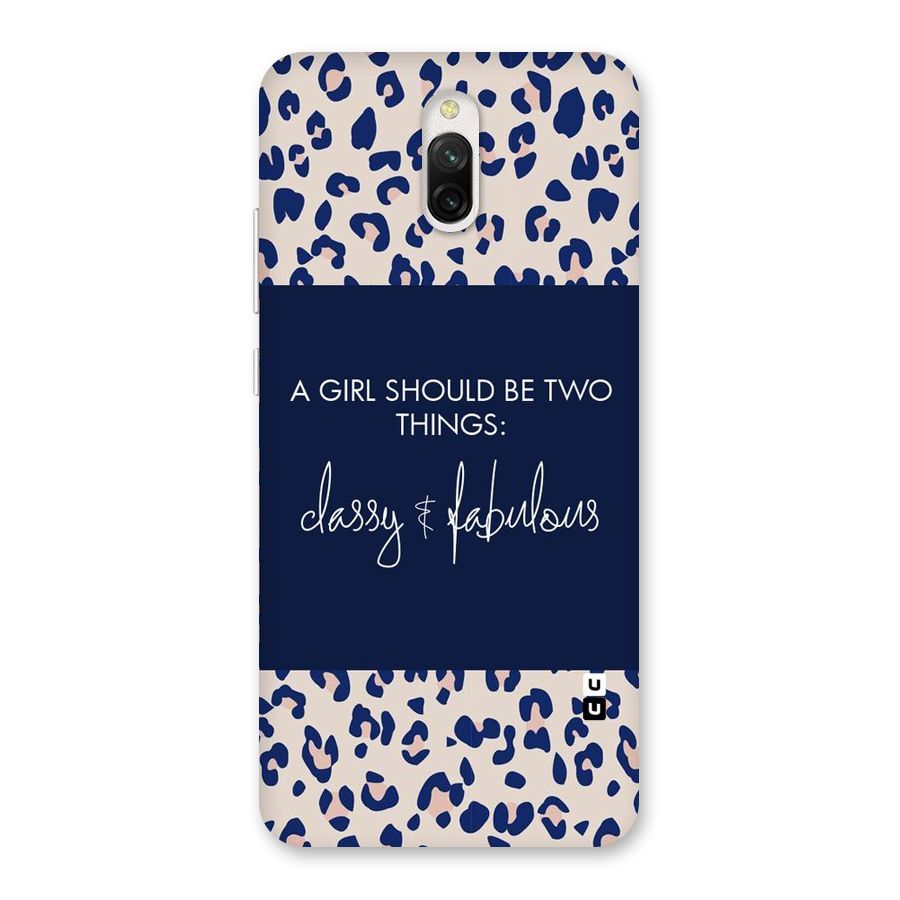 Classy and Fabulous Back Case for Redmi 8A Dual