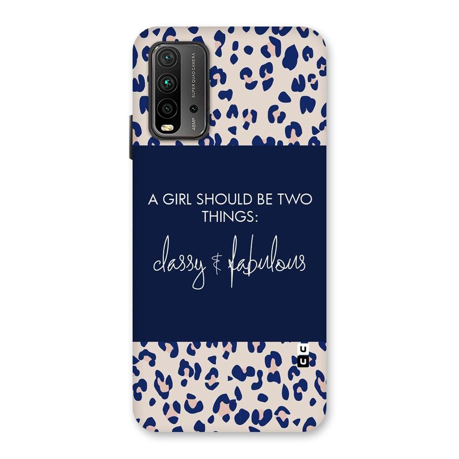 Classy and Fabulous Back Case for Redmi 9 Power