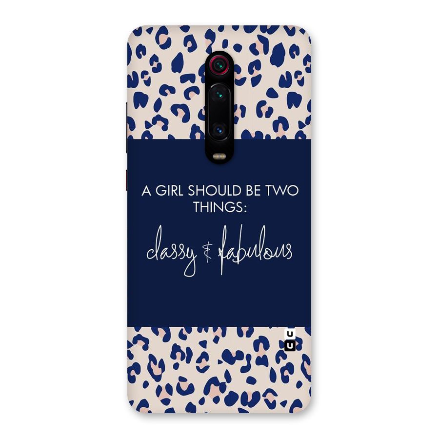 Classy and Fabulous Back Case for Redmi K20 Pro