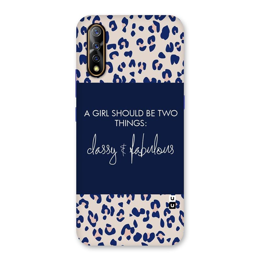 Classy and Fabulous Back Case for Vivo S1