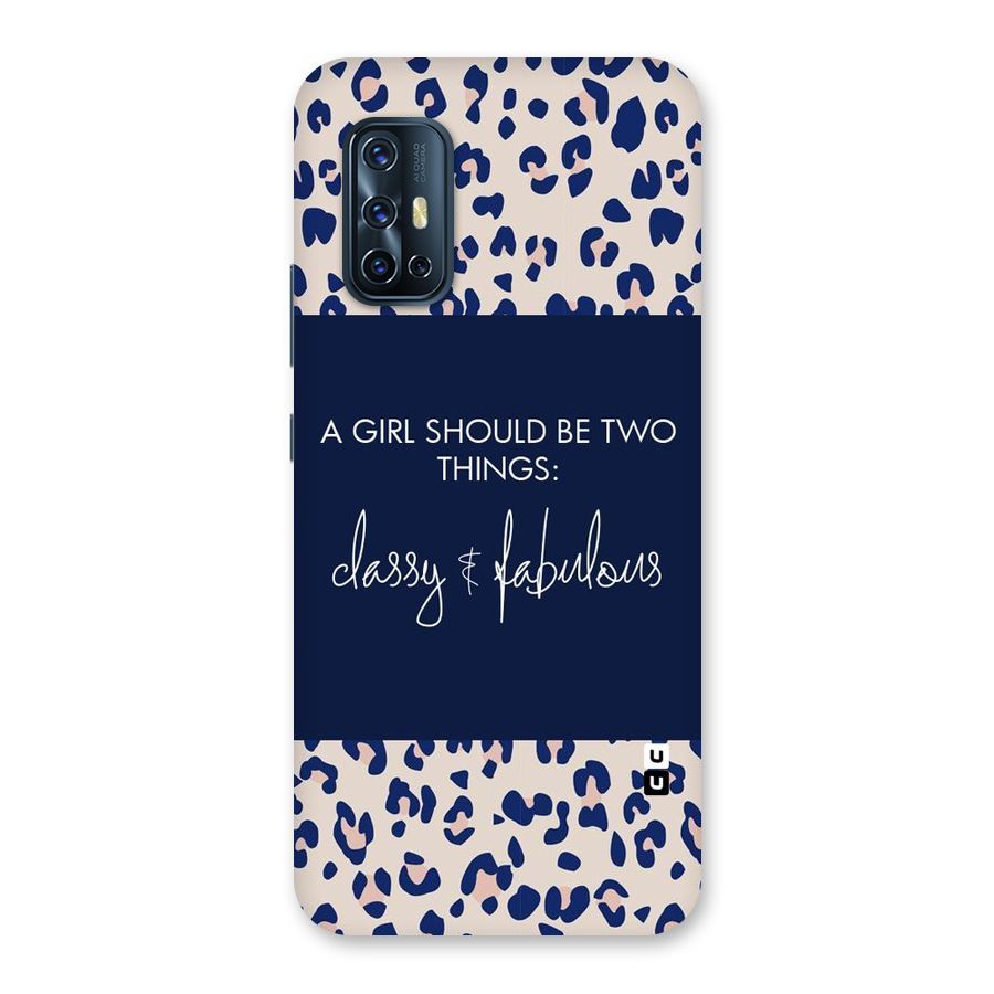 Classy and Fabulous Back Case for Vivo V17