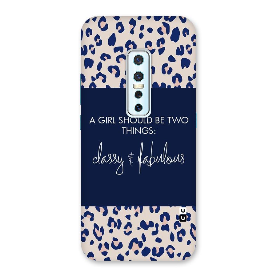 Classy and Fabulous Back Case for Vivo V17 Pro