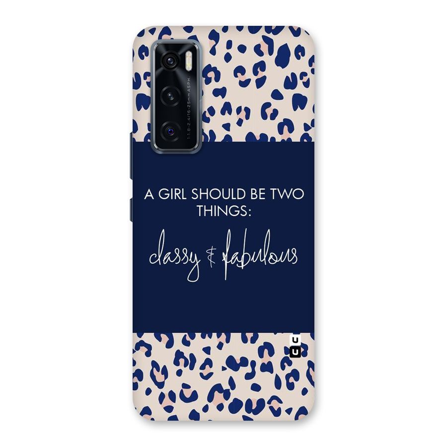 Classy and Fabulous Back Case for Vivo V20 SE