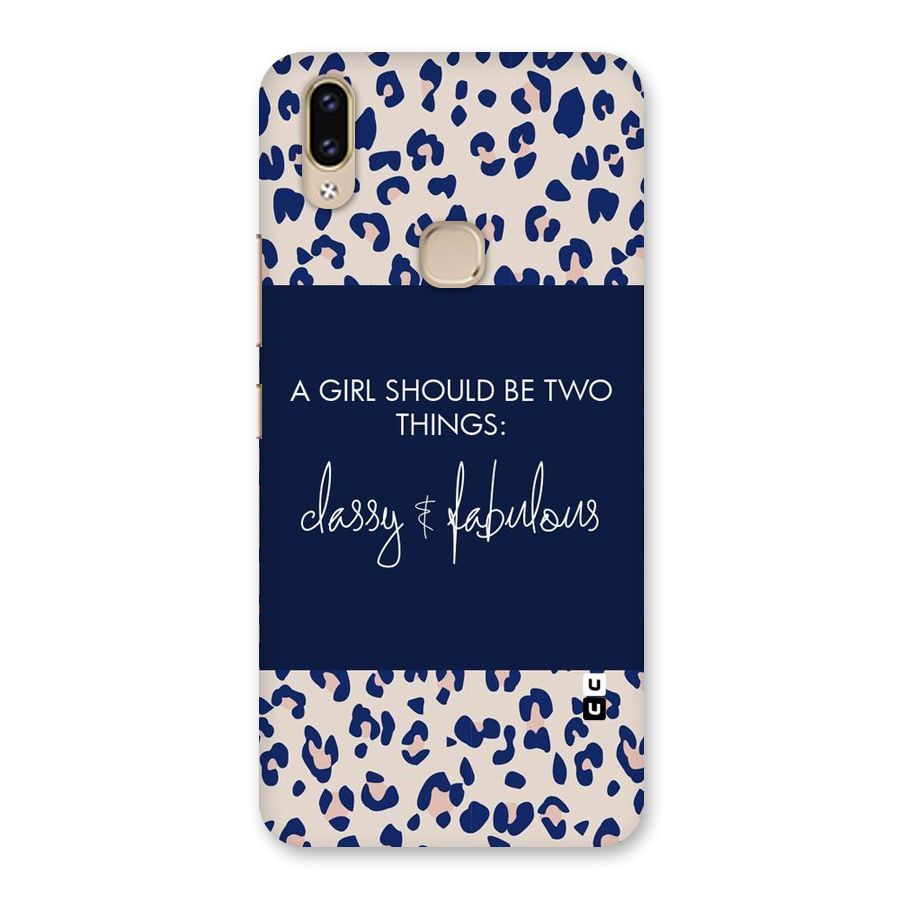Classy and Fabulous Back Case for Vivo V9 Youth
