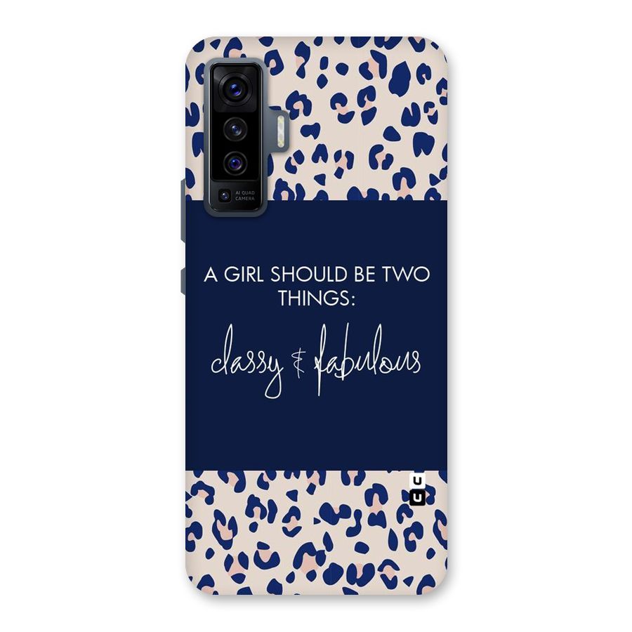 Classy and Fabulous Back Case for Vivo X50