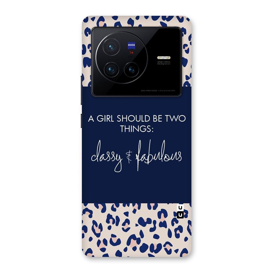 Classy and Fabulous Back Case for Vivo X80