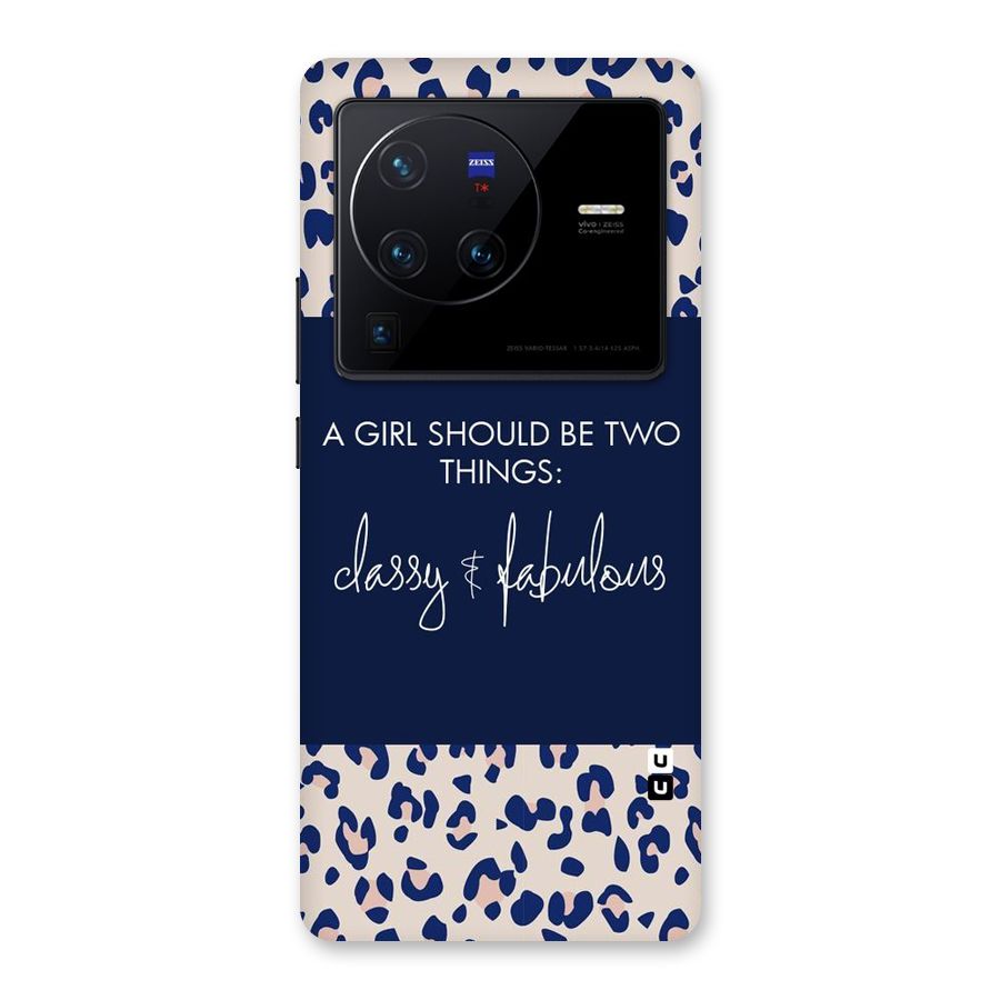 Classy and Fabulous Back Case for Vivo X80 Pro