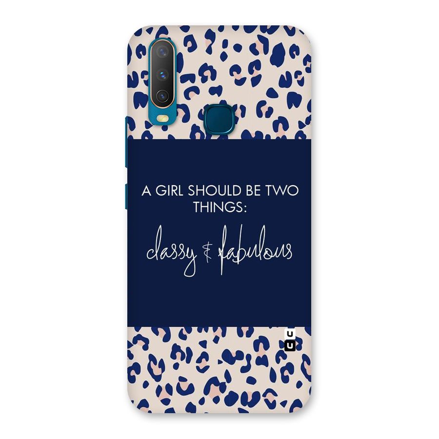 Classy and Fabulous Back Case for Vivo Y17