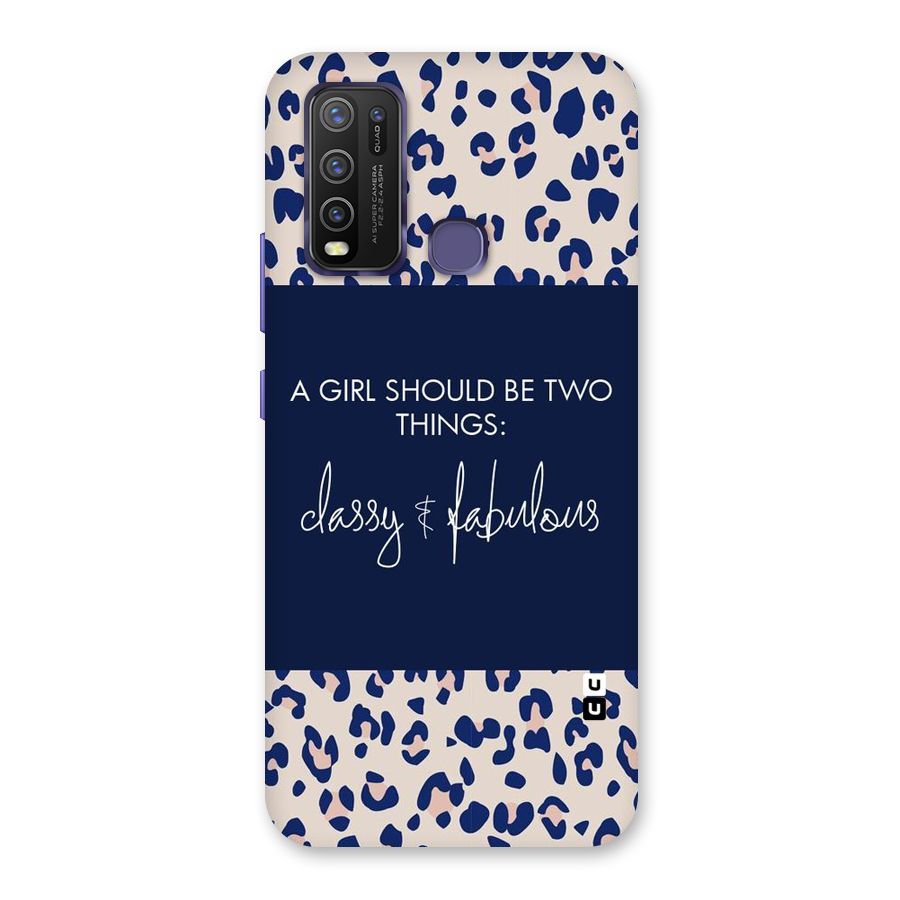 Classy and Fabulous Back Case for Vivo Y50