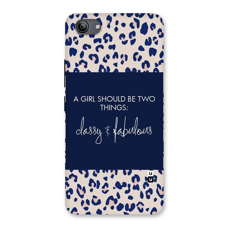 Classy and Fabulous Back Case for Vivo Y81i