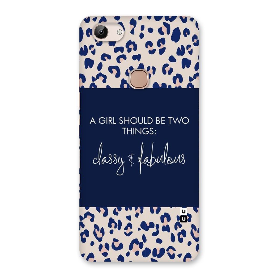 Classy and Fabulous Back Case for Vivo Y83