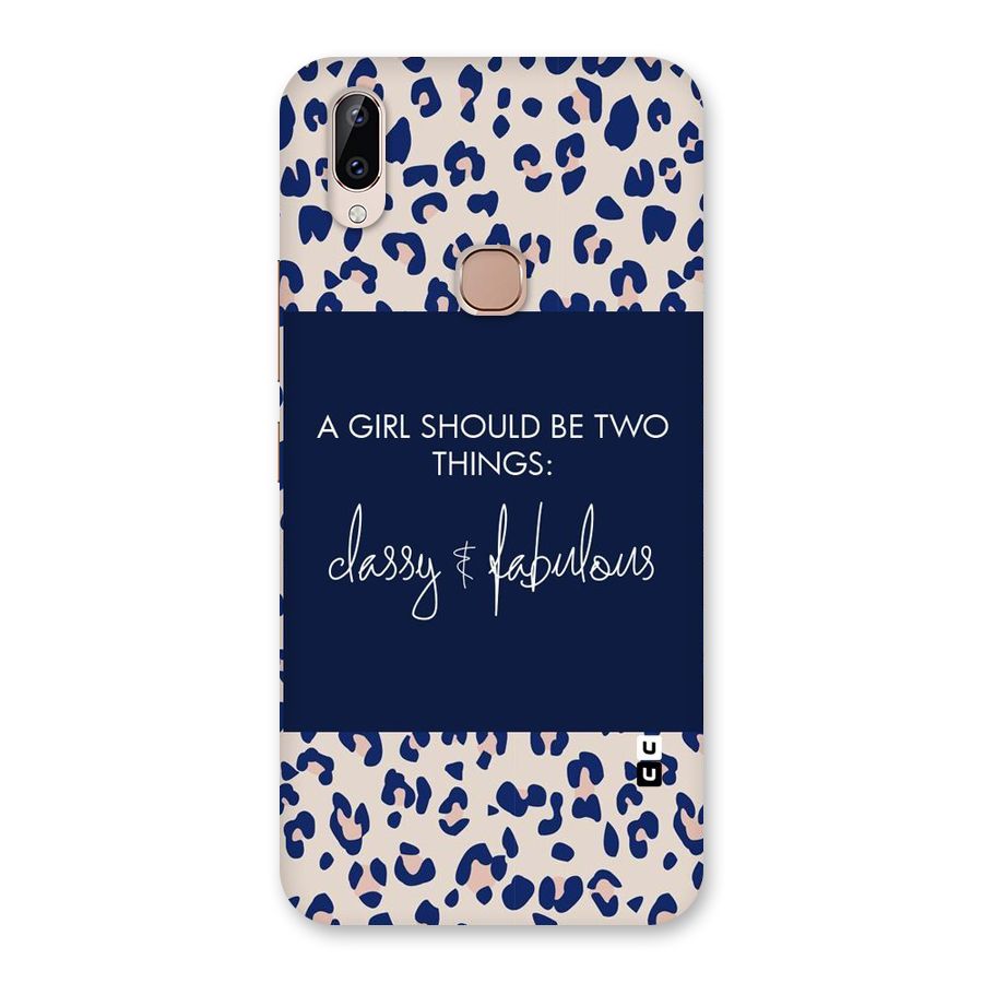 Classy and Fabulous Back Case for Vivo Y83 Pro
