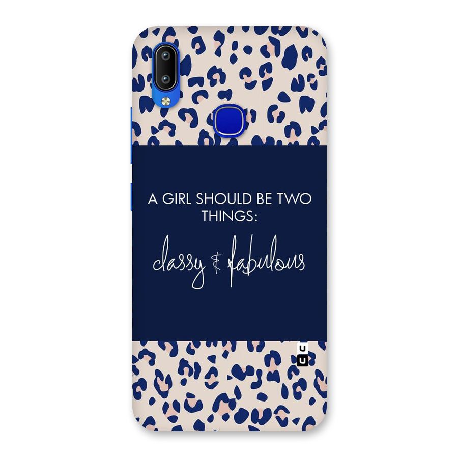 Classy and Fabulous Back Case for Vivo Y91