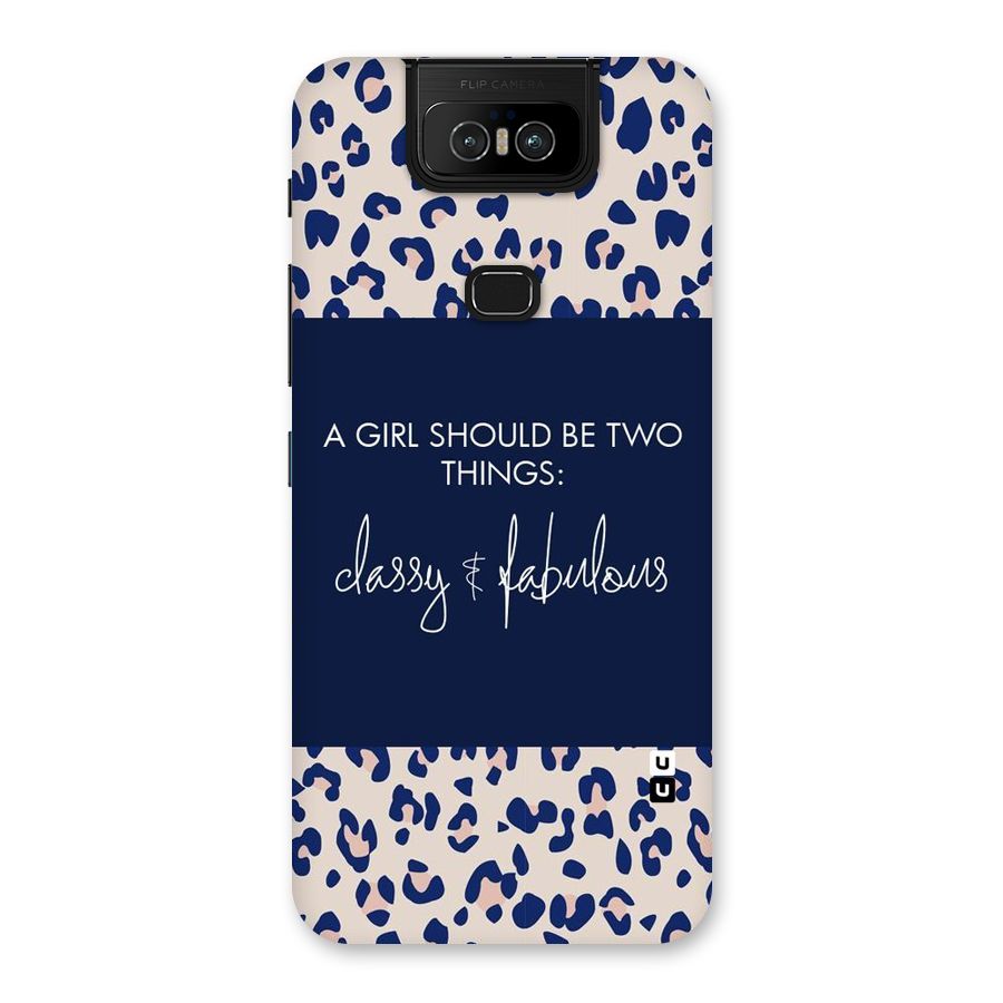 Classy and Fabulous Back Case for Zenfone 6z