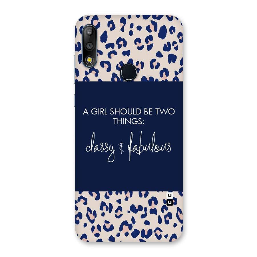 Classy and Fabulous Back Case for Zenfone Max Pro M2