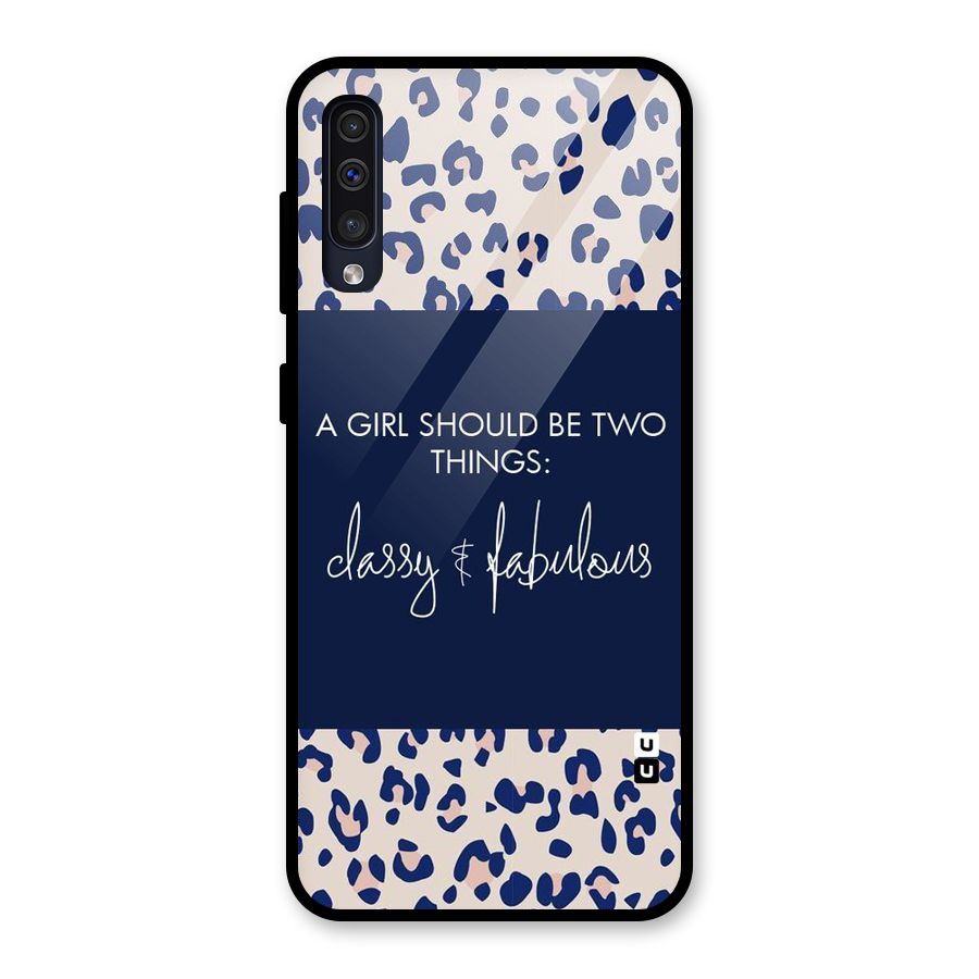 Classy and Fabulous Glass Back Case for Galaxy A30s