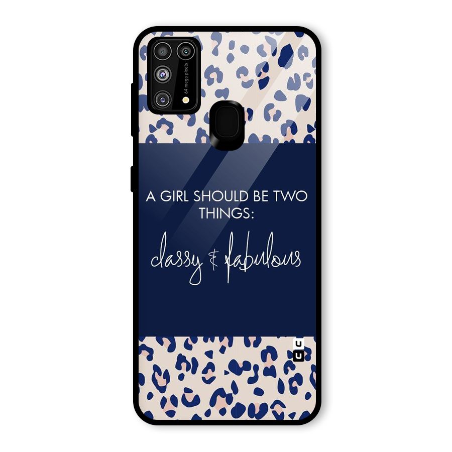 Classy and Fabulous Glass Back Case for Galaxy F41