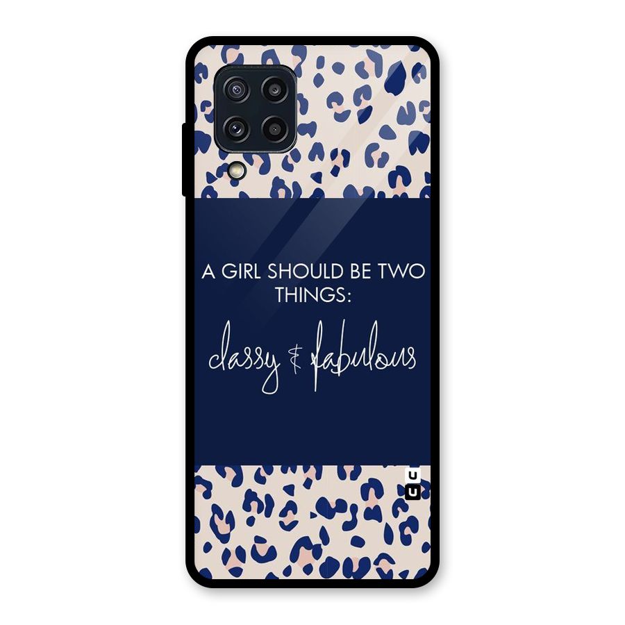 Classy and Fabulous Glass Back Case for Galaxy M32