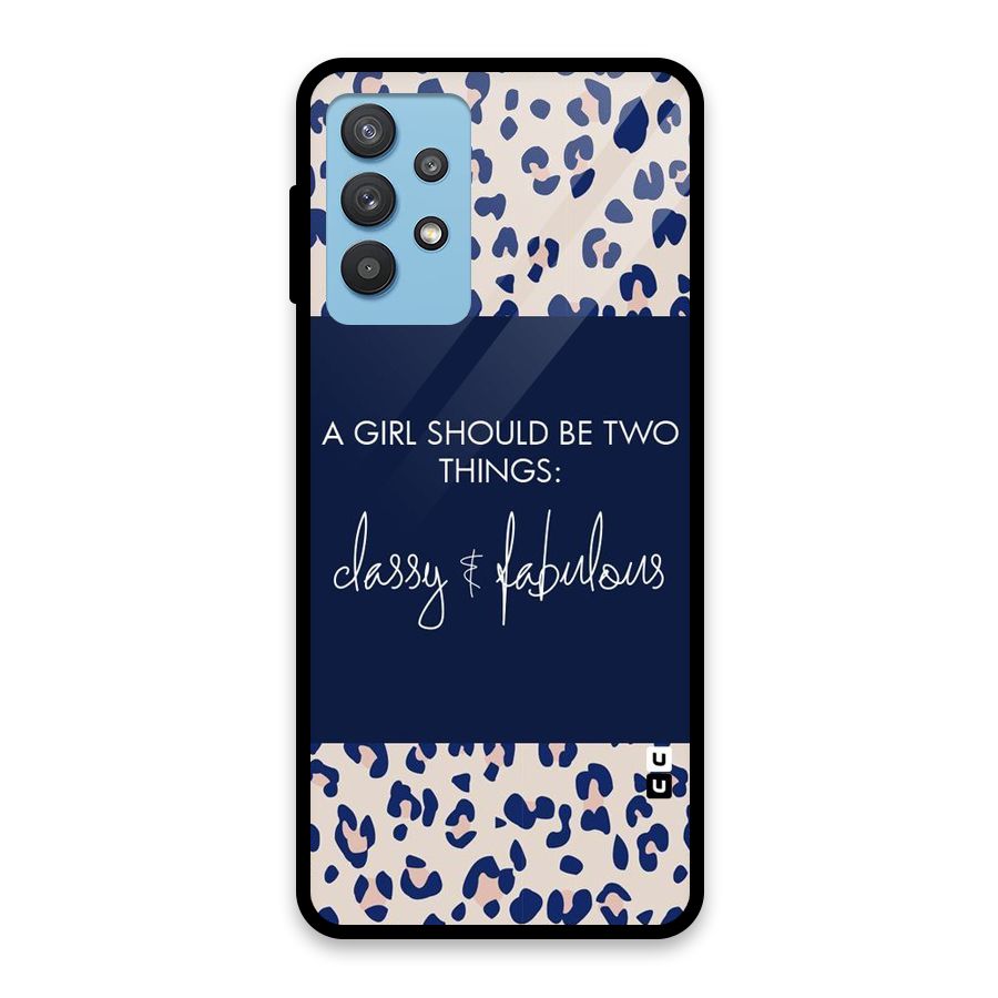 Classy and Fabulous Glass Back Case for Galaxy M32 5G