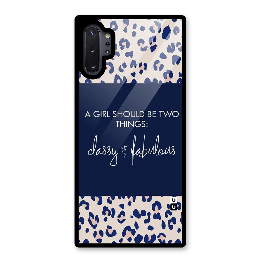 Classy and Fabulous Glass Back Case for Galaxy Note 10 Plus