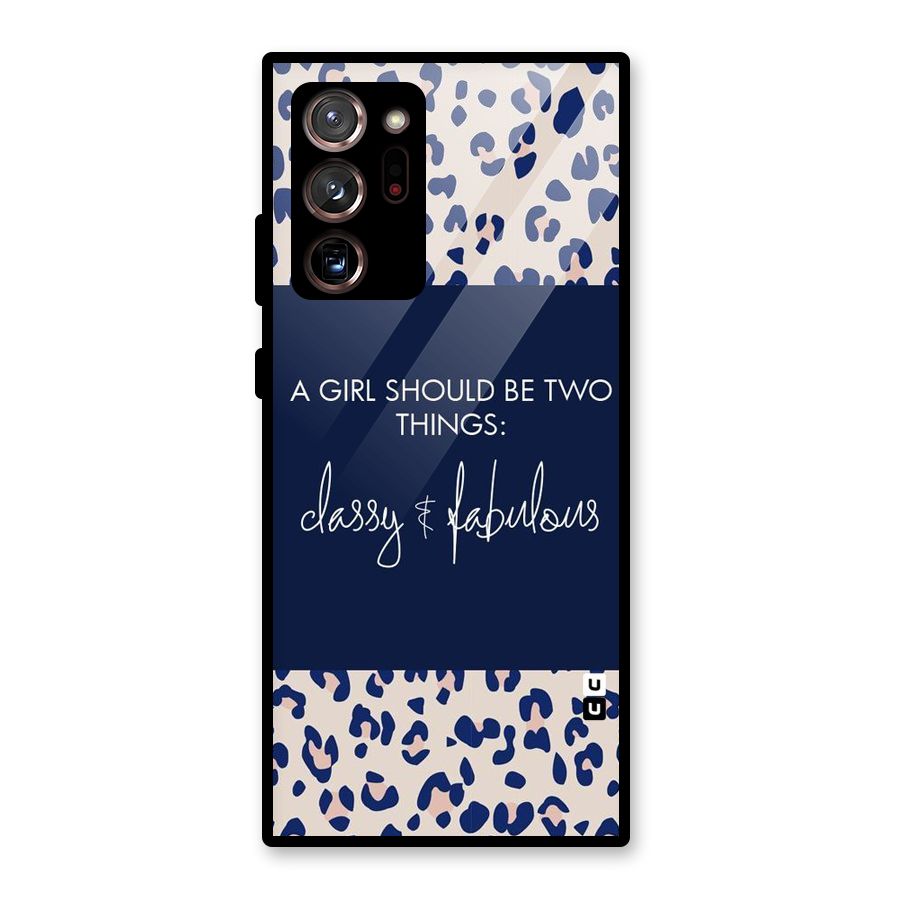 Classy and Fabulous Glass Back Case for Galaxy Note 20 Ultra