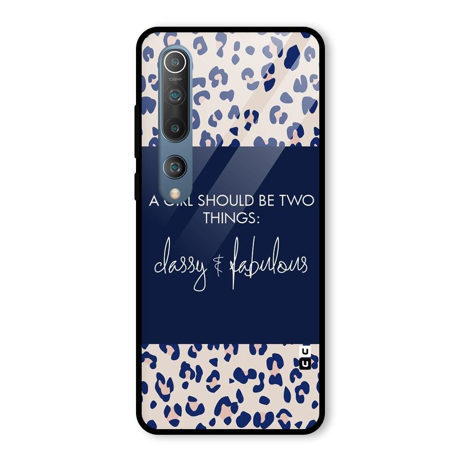 Classy and Fabulous Glass Back Case for Mi 10