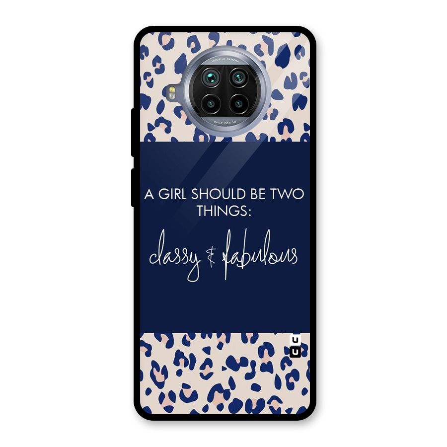 Classy and Fabulous Glass Back Case for Mi 10i