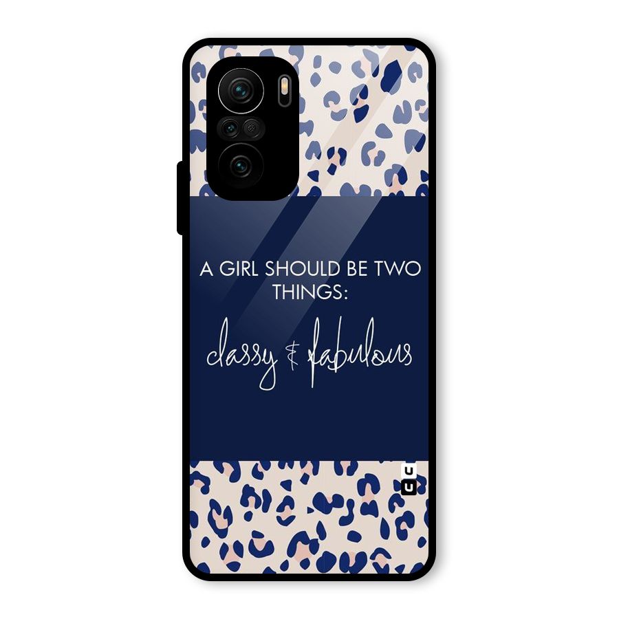 Classy and Fabulous Glass Back Case for Mi 11x
