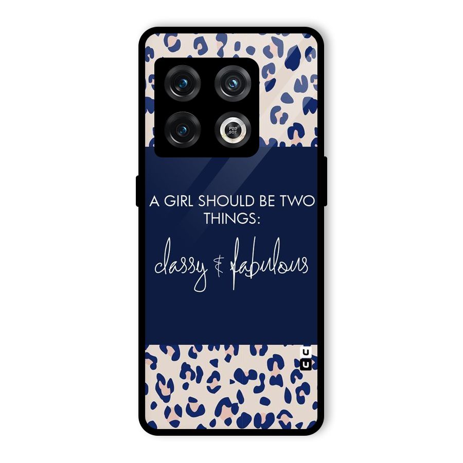 Classy and Fabulous Glass Back Case for OnePlus 10 Pro 5G