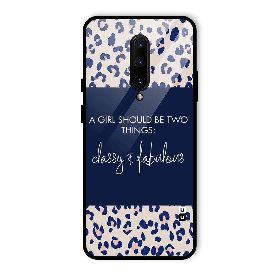 Classy and Fabulous Glass Back Case for OnePlus 7 Pro