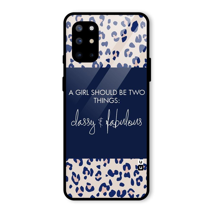 Classy and Fabulous Glass Back Case for OnePlus 8T