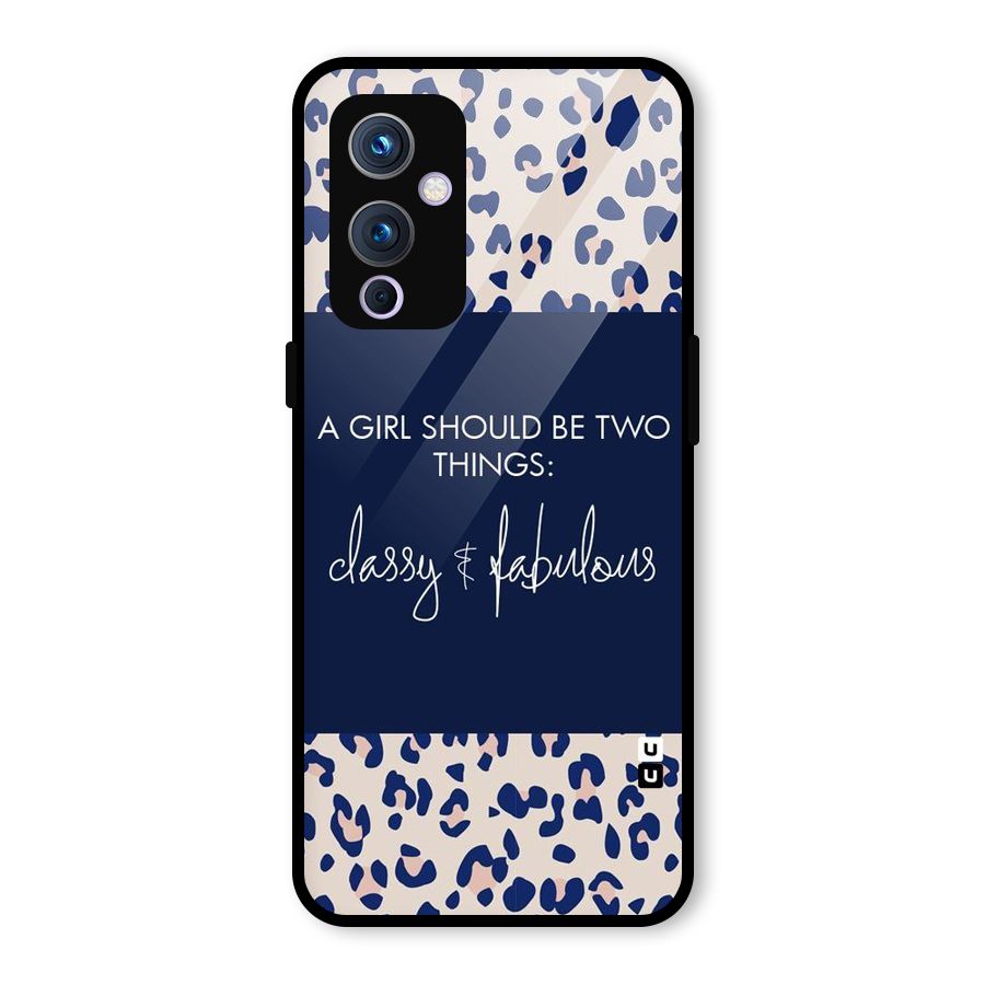 Classy and Fabulous Glass Back Case for OnePlus 9