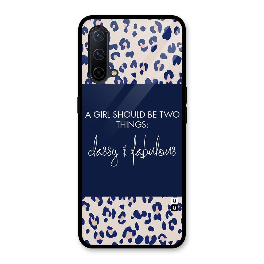 Classy and Fabulous Glass Back Case for OnePlus Nord CE 5G