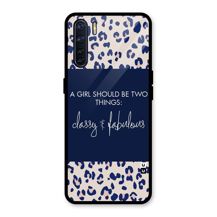 Classy and Fabulous Glass Back Case for Oppo F15