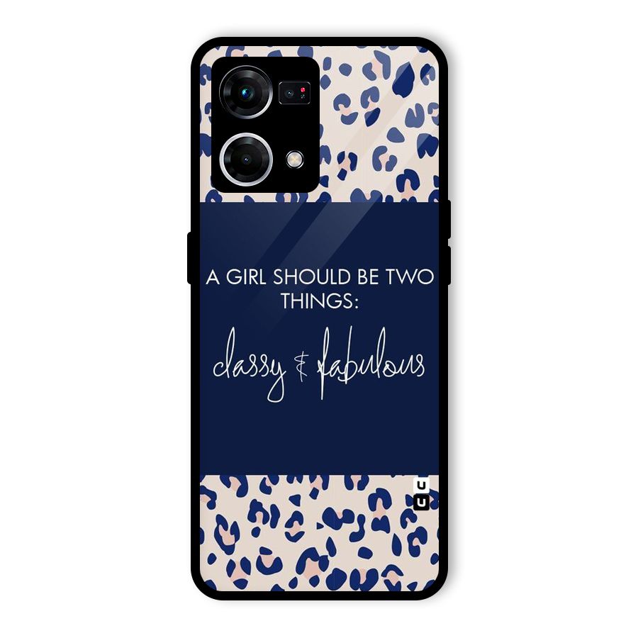 Classy and Fabulous Glass Back Case for Oppo F21 Pro 5G