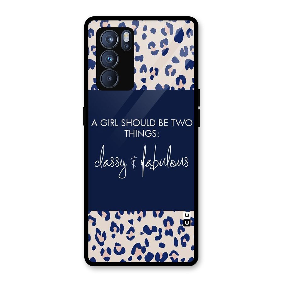 Classy and Fabulous Glass Back Case for Oppo Reno6 Pro 5G