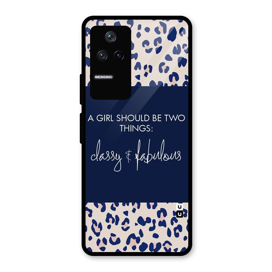 Classy and Fabulous Glass Back Case for Poco F4 5G