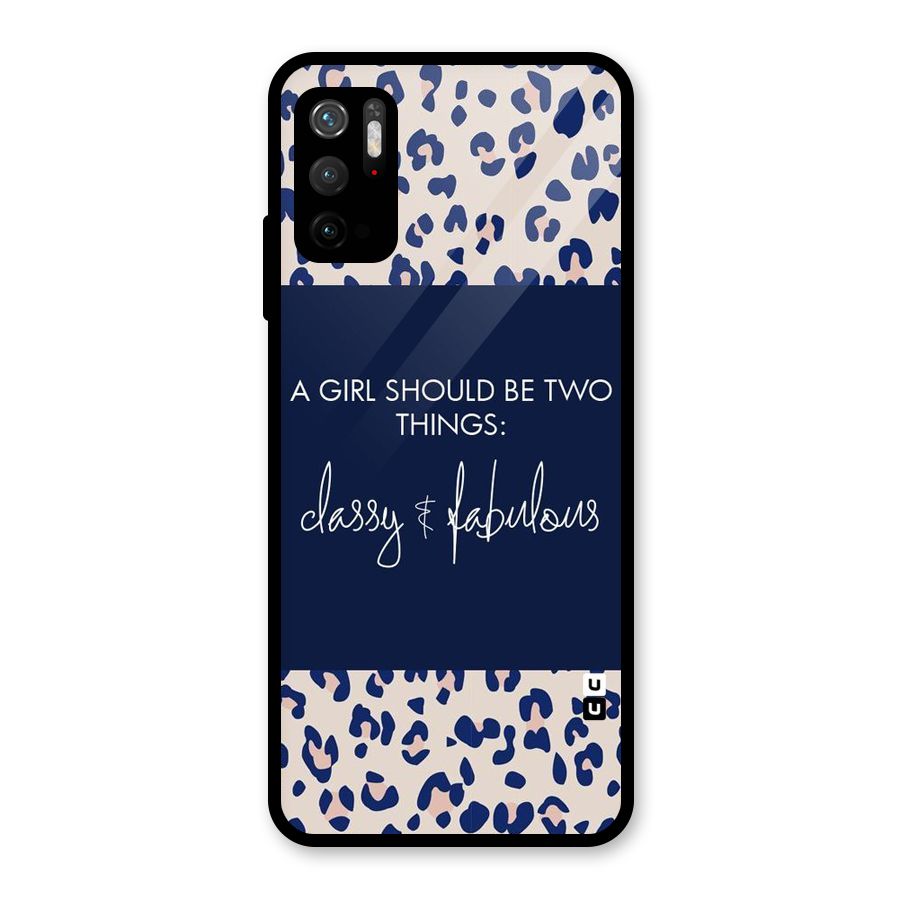 Classy and Fabulous Glass Back Case for Poco M3 Pro 5G