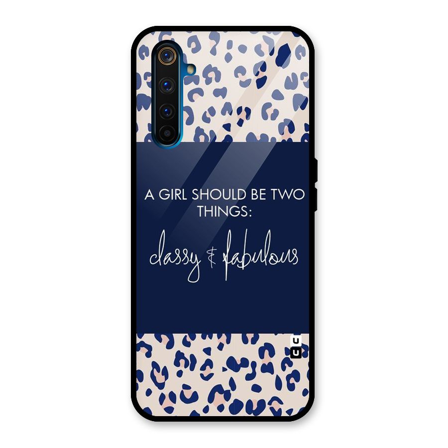Classy and Fabulous Glass Back Case for Realme 6 Pro