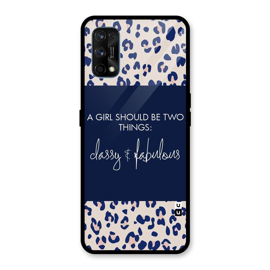 Classy and Fabulous Glass Back Case for Realme 7 Pro