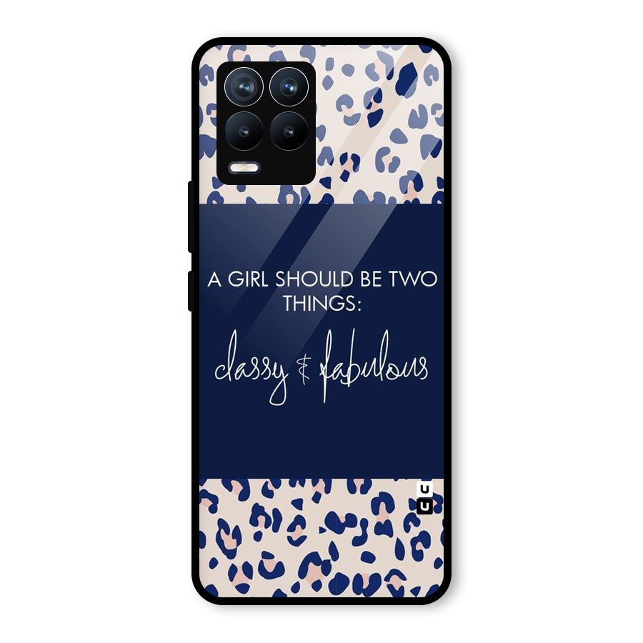 Classy and Fabulous Glass Back Case for Realme 8 Pro