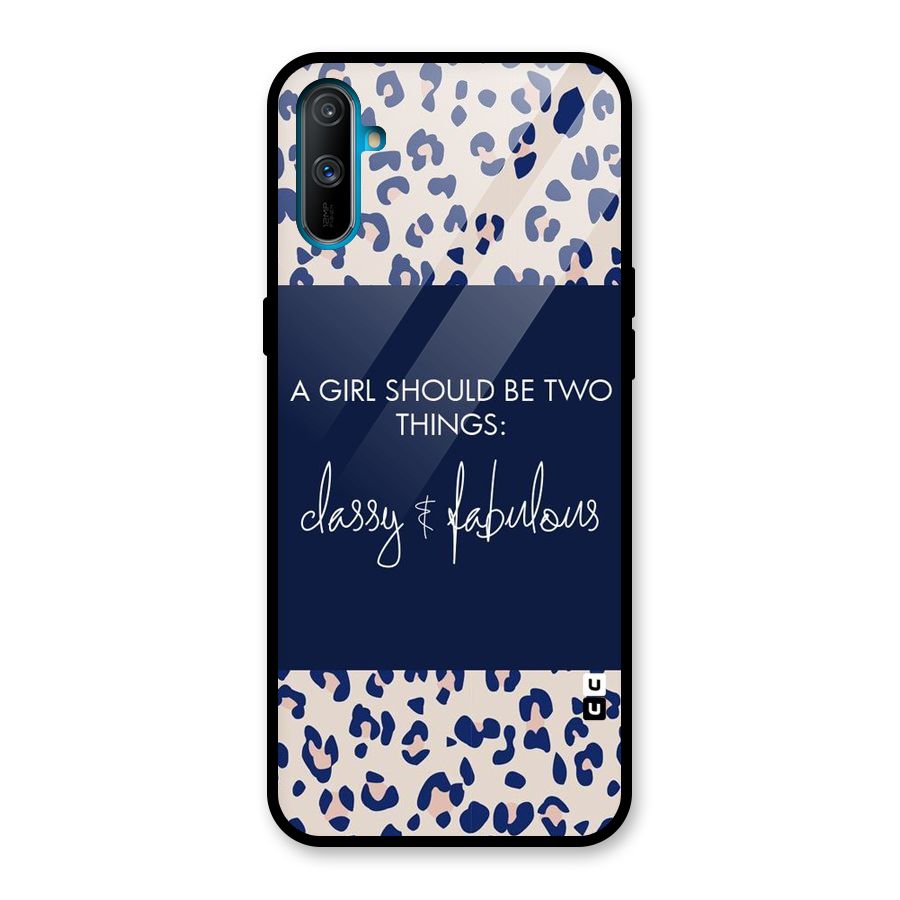 Classy and Fabulous Glass Back Case for Realme C3