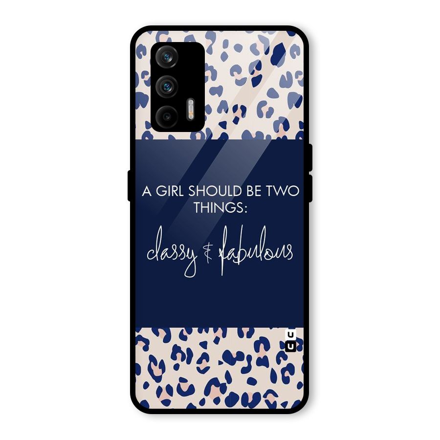 Classy and Fabulous Glass Back Case for Realme GT 5G