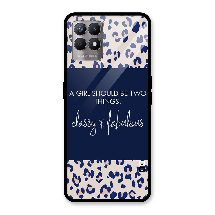 Classy and Fabulous Glass Back Case for Realme Narzo 50
